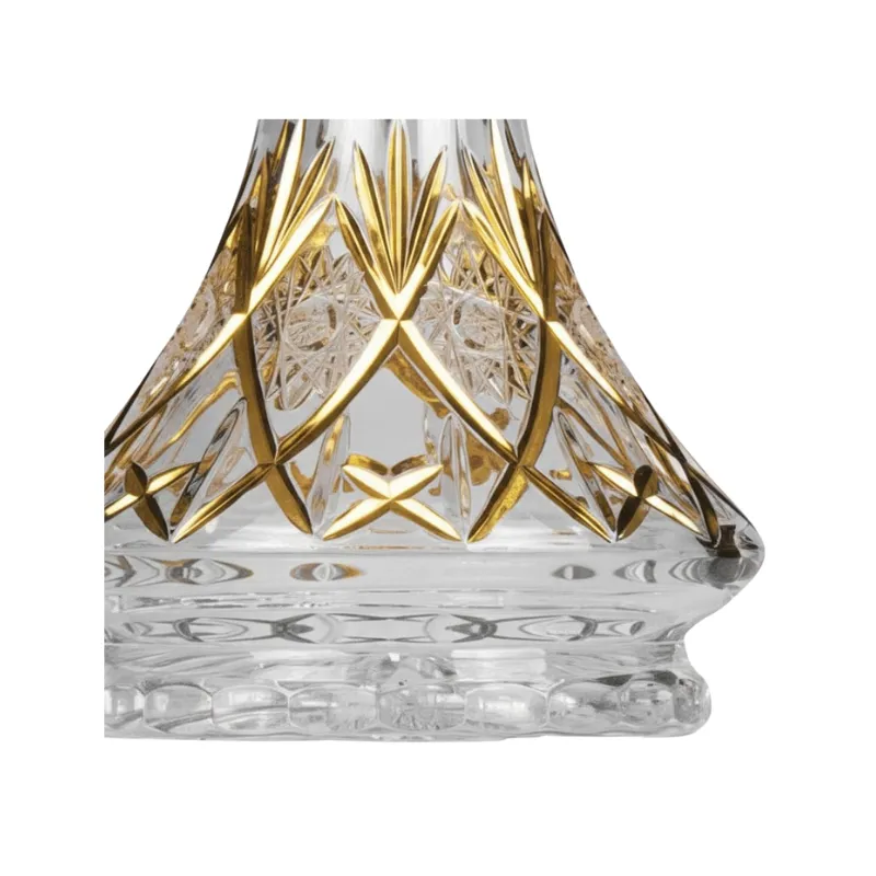 Base Caesar Crystal Small UFO Zahir Gold chapada en oro