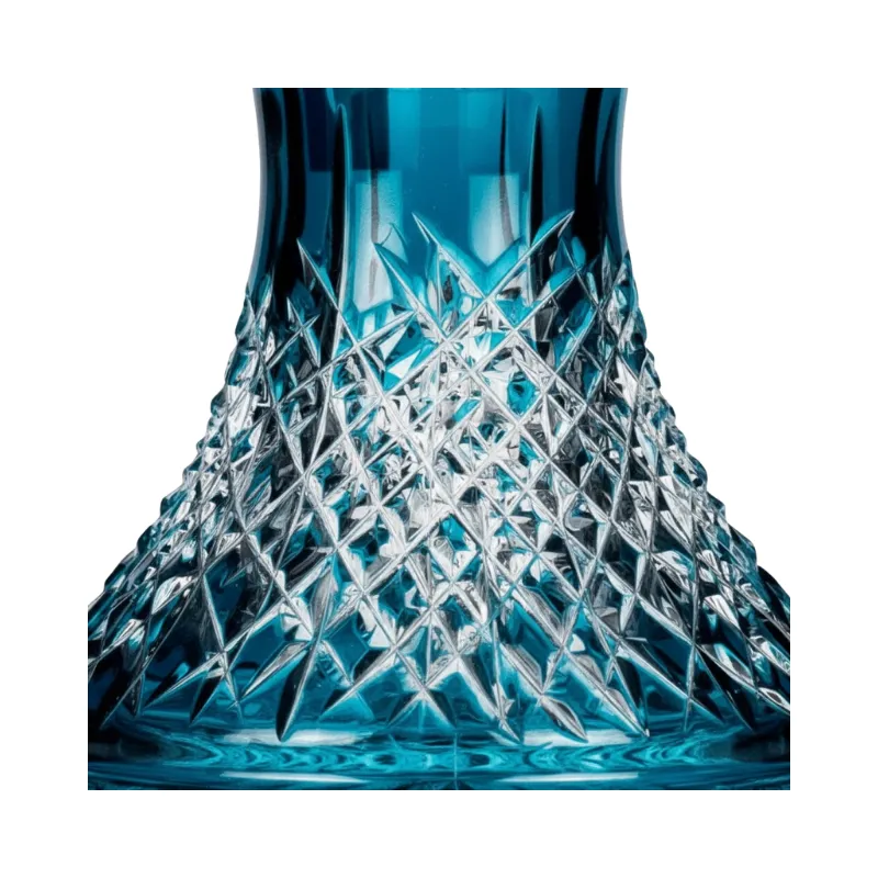 Base Caesar Crystal Small Wild Cut Blue de cristal azul