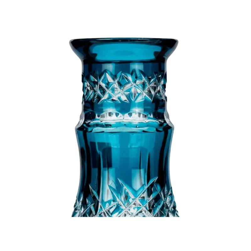 Base Caesar Crystal Small Wild Cut Blue de cristal azul