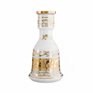Base El Nefes Bohemian Yunan Opal 29,5 cm fabricada en cristal de bohemia para cachimbas tradicionales