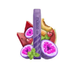 Pods Mubar EVO 800 desechables con formato alargado, 2 ml de líquido y 2 % de sales