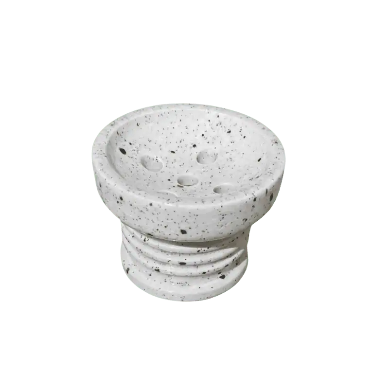 Cazoleta Kolos X Tradi de barro blanco esmaltado con cuatro orificios