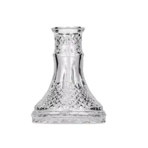 Base Caesar Crystal Small Wild Cut Clear transparente