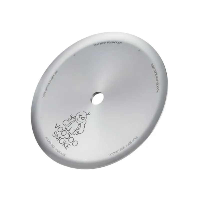 Plato Voodoo Smoke para cachimba de acero inoxidable