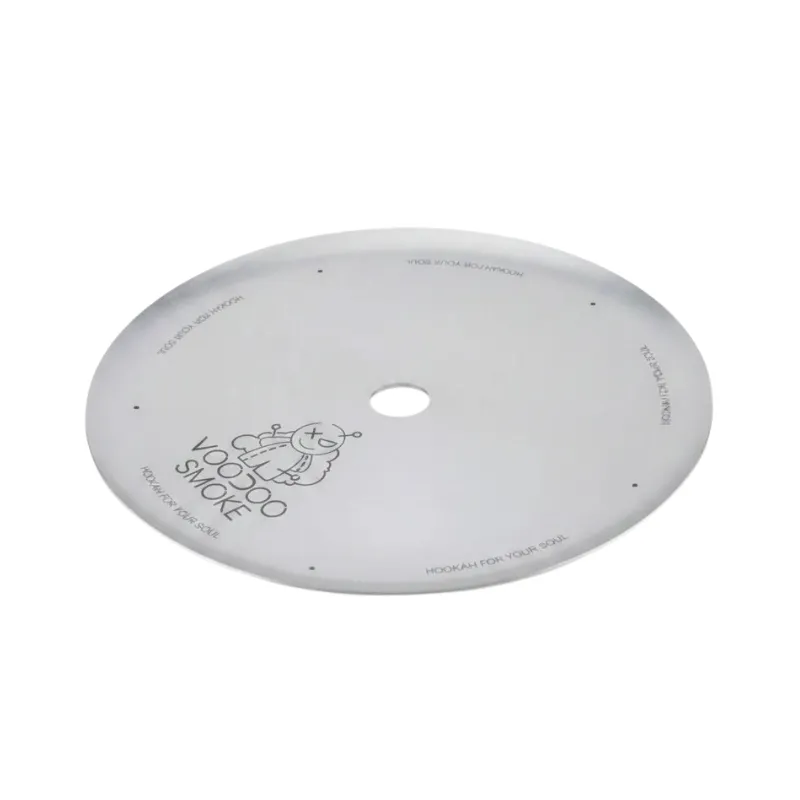 Plato Voodoo Smoke para cachimba de acero inoxidable