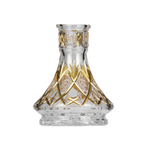 Base Caesar Crystal Small UFO Zahir Gold chapada en oro