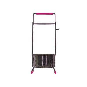 Carbonera Large alargada de 43 cm con asa aislada, rejilla interna y acabado negro mate