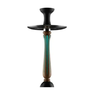 Cachimba Maverick Hookah 2.0 Lumos con diseño fosforescente y madera cincelada