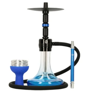 cachimba MS Eclipse blue de aluminio diseño moderno