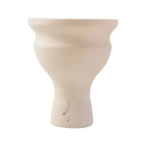 Cazoleta TGS Crown White de barro blanco con paredes finas
