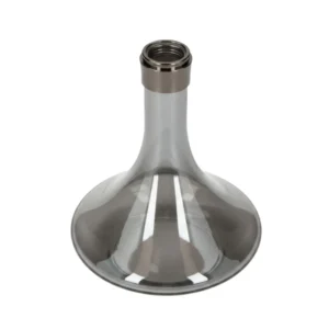 Base repuesto El Badia C7 V2 jarrón oficial fabricado en vidrio grueso de alta calidad con acabado a juego compatible con cachimba El Badia C7 V2 francesa en The Good Shisha