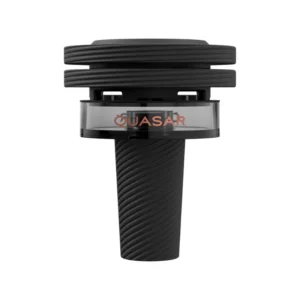 Quasar Raas 2 Black Hole gestor de calor con cazoleta de vidrio borosilicato, sistema de doble pared y revestimiento nano-cerámico en The Good Shisha