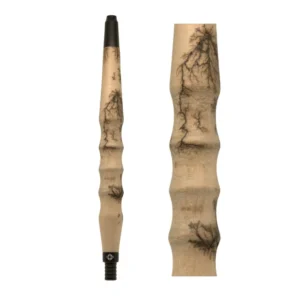Boquilla Amazon Hookah Wood de madera natural disponible en negro y dorado