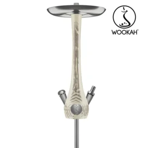 Cachimba Wookah Taupe sin base con acabado en tonos taupe ahumados