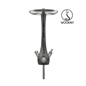 Cachimba Wookah Tenebris sin base con acabado en negro y grises