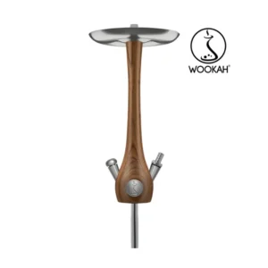 Cachimba Wookah Walnut sin base en madera de nogal