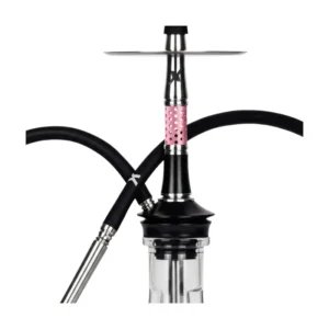 Pack cachimba KVZE Grid Mini alemana de 45 cm con cazoleta TGS Nilo y carbón
