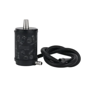 Pack Oduman Atomic Hookah con cachimba de 15,5 cm, cazoleta, carbón y gestor