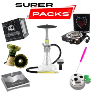 Pack cachimba MS Antique V2 de Mashisha con jarrón rediseñado y cazoleta TGS Nilo