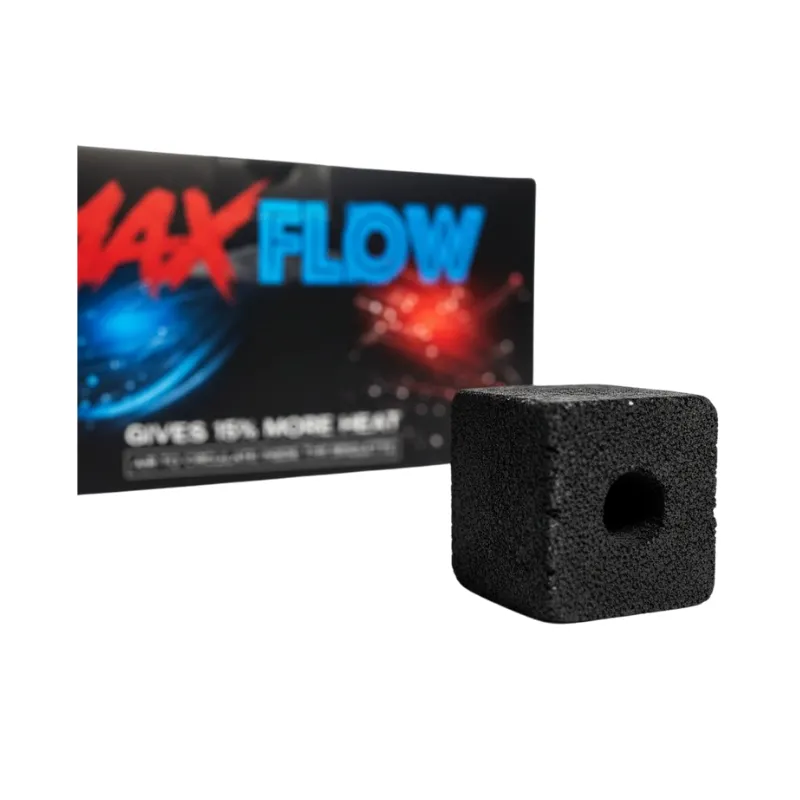 Carbón Crown Max Flow 27mm con orificio central