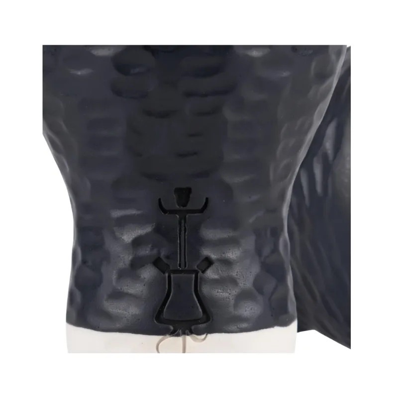 Cazoleta Elemento Novo Tradi Black de Medusa Shisha en barro blanco esmaltado