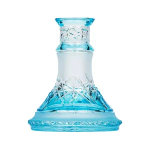 Base Caesar Crystal Small Ice Cut Turquoise en cristal turquesa