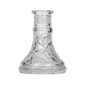 Base Caesar Crystal Small Mars Cut Clear transparente