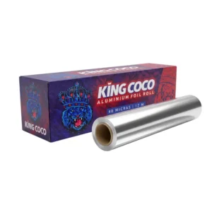 Papel aluminio King Coco 12 metros y 40 micras para cachimba