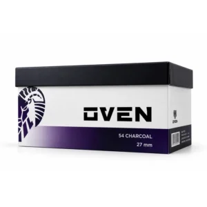 carbón Oven 27 mm para cachimba caja de 1 kg con 54 cubos