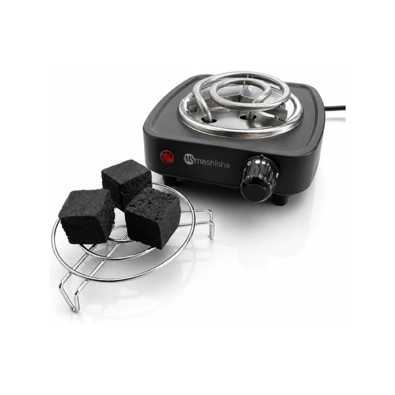 Hornillo MS Classic 600W con la rejilla de carbones desmontada